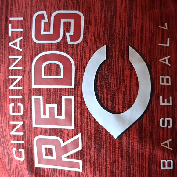 THE NIKE TEE CINCINNATI REDS WOMENS RED  T-SHIRT Size Large Dri Fit - Picture 11 of 11
